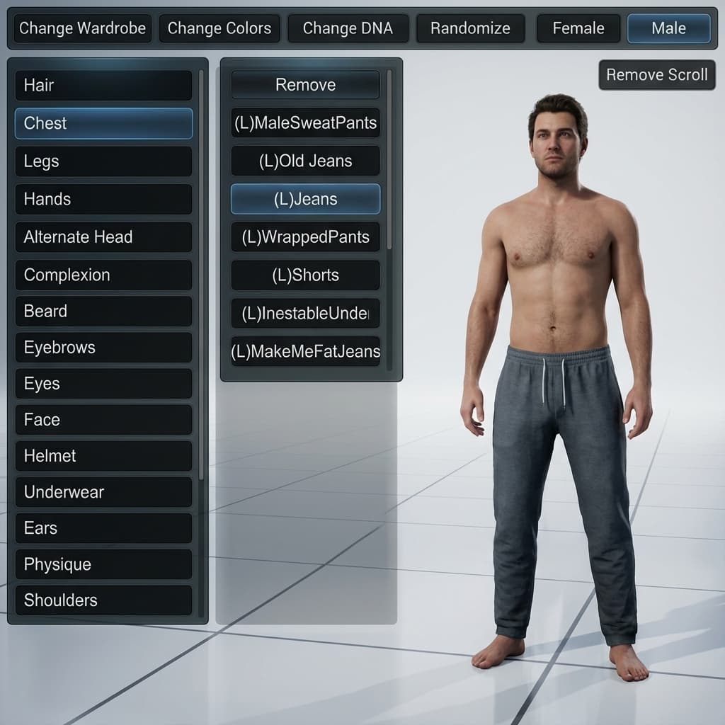 Character Customization System